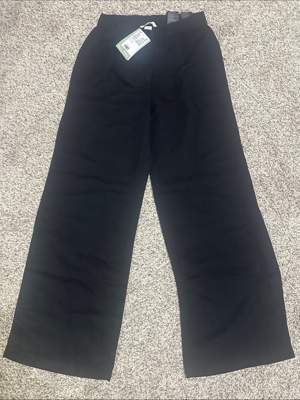 H&M mide Leg Black Pants - Classic High Waist